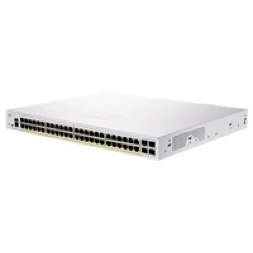 Prepínač Cisco CBS250-48P-4X, 48xGbE RJ45, 4x10GbE SFP+, PoE+, 370W