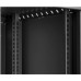 LEXI-Net 19" nástěnný rozvaděč Basic 12U 520x450, skleněné dveře, bez zad, rozložený, černý
