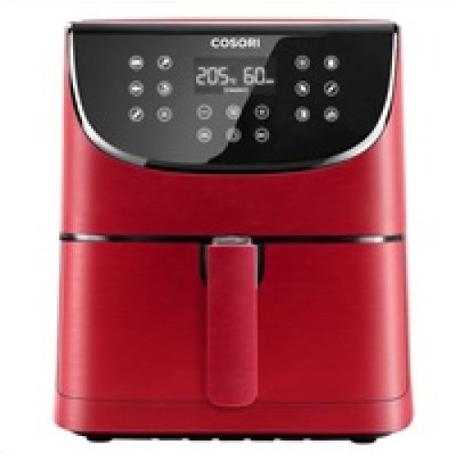 Cosori CP158-AF PREMIUM –  5.5L  horkovzdušná fritéza + 5x špíz a gril. rošt, red