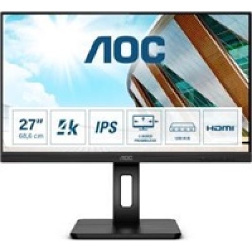 AOC MT IPS LCD WLED 27" U27P2CA - IPS panel, 3840x2160, 2xHDMI, DP. USB-C, USB, repro, pivot