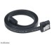 AKASA kábel Super tenký dátový kábel SATA3 pre HDD, SSD a optické mechaniky, čierny, 50 cm, 2 ks v balení