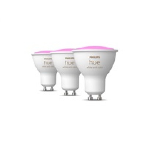 PHILIPS Hue White and Color Ambiance 4.3W 350 GU10 3ks