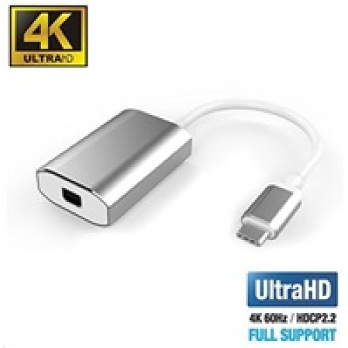 Adaptér PremiumCord USB-C na mini DisplayPort, rozlíšenie 4K*2K@60Hz