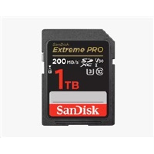 Karta SanDisk SDXC 1TB Extreme PRO (200 MB/s triedy 10, UHS-I U3 V30)