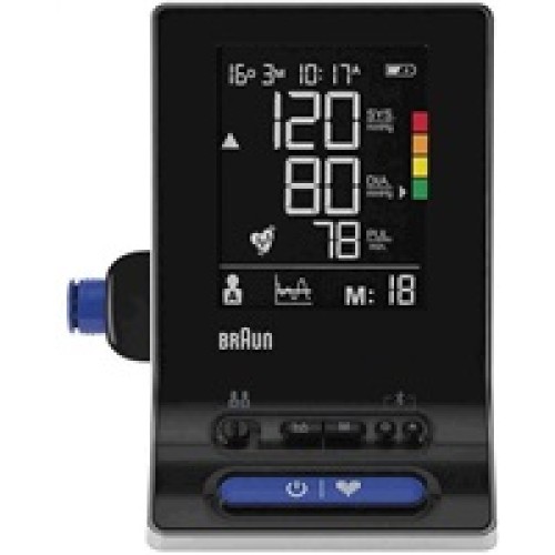 Braun ExactFit 5 CONNECT BUA6350 tlakoměr na paži, detekce arytmie, LCD displej, Bluetooth