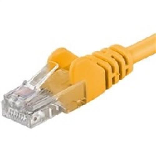 PremiumCord Patch kabel UTP RJ45-RJ45 CAT6 2m žlutá