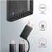 AXAGON EEM2-SB2, USB-C 3.2 Gen 2 - M.2 NVMe a SATA SSD kovový RAW box, bez skrutiek, čierny