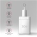 AXAGON ACU-PQ30W Sil nabíjačka 30W, 2x port (USB-A + USB-C), PD3.0/PPS/QC4+/SFC/AFC/Apple, biela