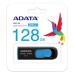 ADATA Flash disk 128GB UV128, USB 3.1 Dash Drive (R:90/W:40 MB/s) čierna/modrá