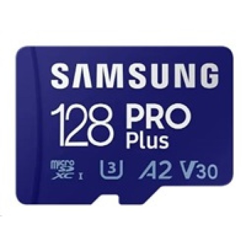 Samsung micro SDXC karta 128GB PRO Plus + SD adaptér