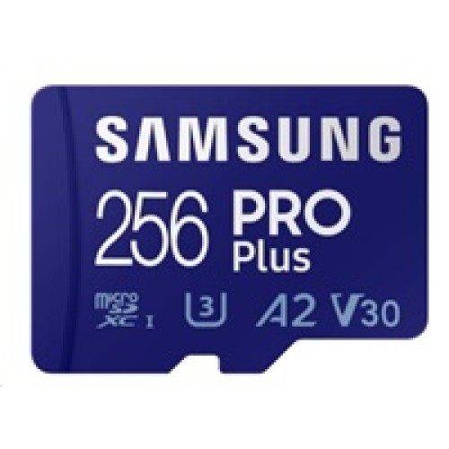 Samsung micro SDXC karta 256GB PRO Plus + SD adaptér