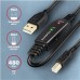 AXAGON ADR-210B, USB 2.0 A-M -> B-M aktívny prepojovací / repeater kábel, 10m