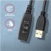 AXAGON ADR-310, USB 3.2 Gen 1 A-M -> A-F aktívny predlžovací / repeater kábel, 10m