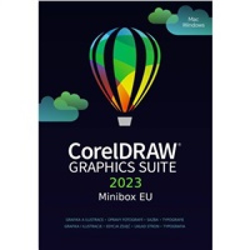 CorelDRAW Graphics Suite 2023 Multi Language - Windows/Mac - Minibox EU