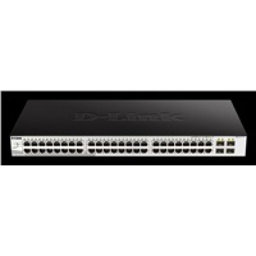 D-Link DGS-1210-52/ME/E 48-Port 10/100/1000BASE-T + 4-Port 1 Gbps SFP Ports Metro Ethernet