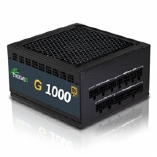 EVOLVEO G1000 PCIe 5.0, zdroj 1000W, ATX 3.0, 80+ GOLD, 90% účinnost, aPFC, 140mm ventilátor, retail