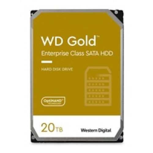 WD GOLD WD201KRYZ 20TB SATA/ 6Gb/s 512MB cache 7200 otáčok za minútu, CMR, Enterprise