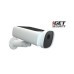 iGET SECURITY EP29 White - venkovní solární bateriová FullHD kamera, zvuk, bílá