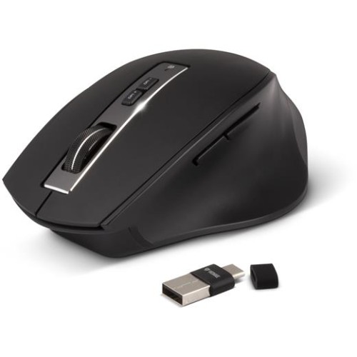 Myš Yenkee YMS 2075 WL RANGE ergonomická, vertikálna, bezdrôtová, čierna