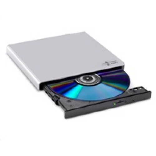 HITACHI LG - externá mechanika DVD-W/CD-RW/DVD±R/±RW/RAM GP57ES40, Slim, Silver, box+SW