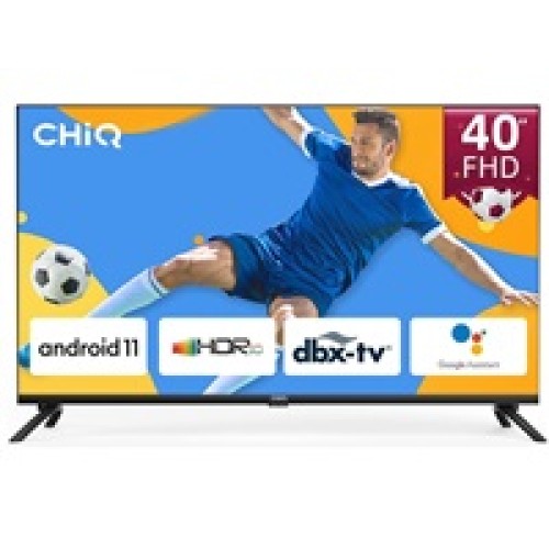 CHiQ L40G7L TV 40", FHD, smart, Android 11, dbx-tv, Dolby Audio, Frameless