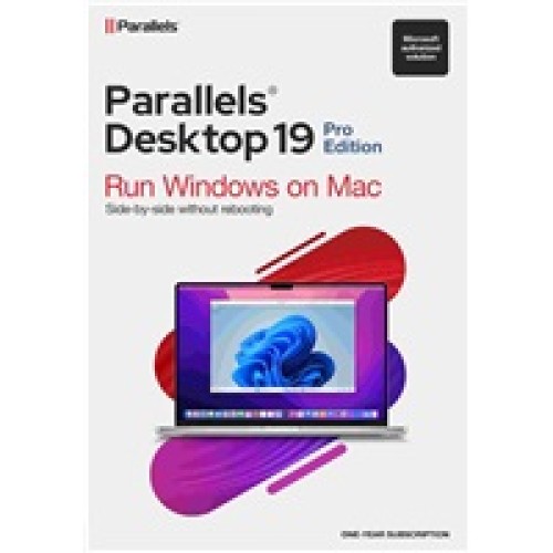 Parallels Desktop Pro Subscription 1 Year, EN/FR/DE/IT/ES/PL/CZ/PT