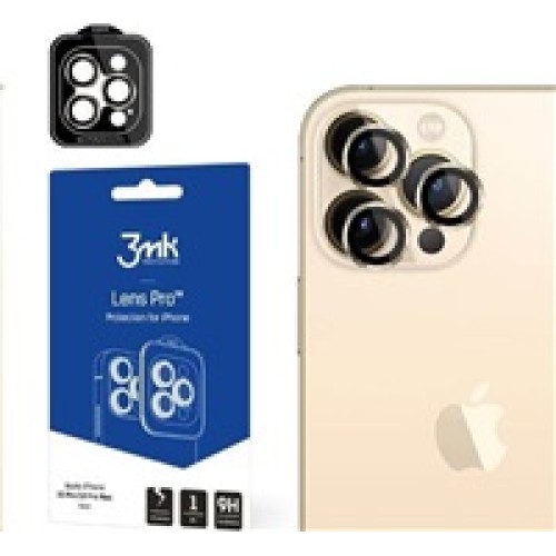 3mk ochrana kamery Lens Protection Pro pro Apple iPhone 15 Pro, Dark Gold