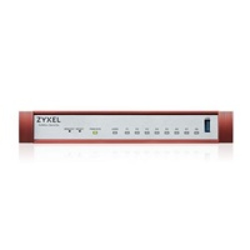 Zyxel USG FLEX100 H Series, 8 Gigabit user-definable ports, 1*USB with 1 YR Security bundle