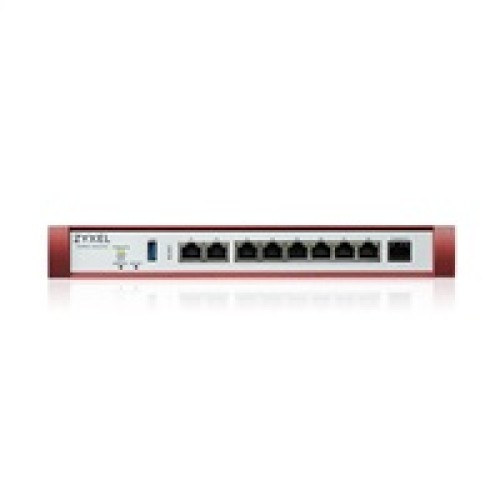 Zyxel USG FLEX200 H Series, User-definable ports with 2*2.5G & 6*1G, 1*USB with 1 YR Security bundle