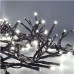 Solight LED venkovní vánoční řetěz s dálkový ovládáním - Cluster, 576 LED, 8 funkcí, časovač, IP44, studená bílá
