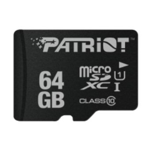 Pamäťová karta Patriot microSDXC 64GB, Class10, bez adaptéru