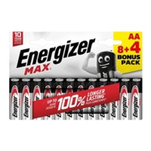 Energizer LR6/12 Max AA 8+4 zdarma