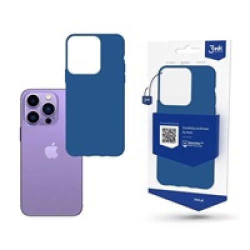 3mk ochranný kryt Matt Case pro Apple iPhone 14 Pro Max, Blueberry