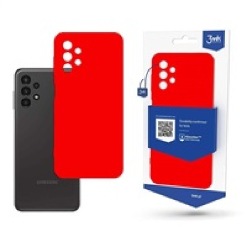 3mk ochranný kryt Matt Case pro Samsung Galaxy A13 4G (SM-A135) strawberry/červená