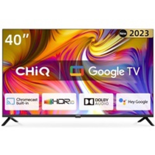 BAZAR - CHiQ L40H7G TV 40", FHD, smart, Google TV, dbx-tv, Dolby Audio, Frameless - Poškozený obal (Komplet)
