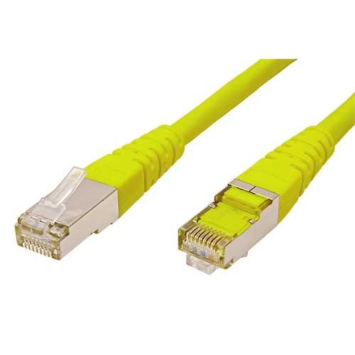 Patch kábel FTP cat 5e, 10m - žlutý