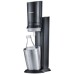 SodaStream Crystal 3.0 výrobník sody, 0,6l skleněná karafa, bombička s CO2, černý