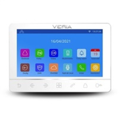 LCD monitor videotelefonu VERIA 8276B série 2-WIRE bílý