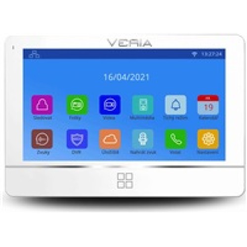 LCD monitor videotelefonu VERIA 8277B-W (Wi-Fi) série 2-WIRE bílý