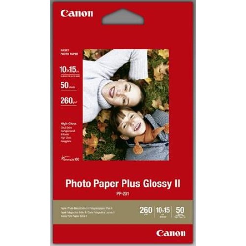 Canon fotopapír PP-201 - 10x15cm (4x6inch) - 265g/m2 - 50 listů - lesklý