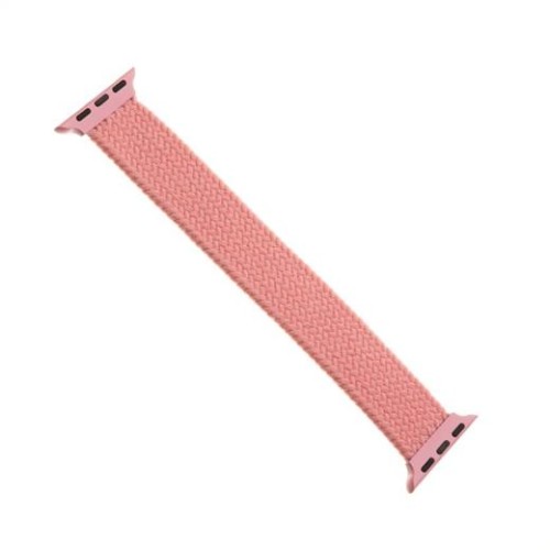 Remienok FIXED Nylon Strap elastický nylonový pre Apple Watch 38/40mm, veľkosť L, ružový