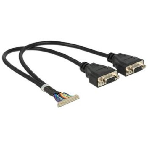 Delock Connection Cable 40 pin 1.25 mm > 2 x VGA