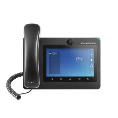Telefón Grandstream GXV3370 IP video telefón, Android, 7" LCD, 16x SIP účtů, 2x RJ45, 2xUSB, WIFI, Bluetooth, PoE