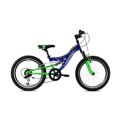 Celoodpružený bicykel Capriolo CTX200 20"/11HT modro-zelená