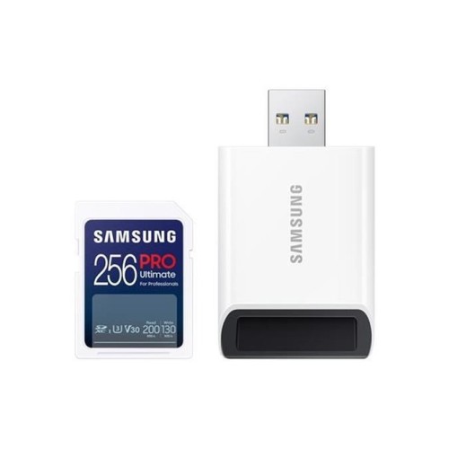 Samsung SDXC PRO ULTIMATE/SDXC/256GB/200MBps/UHS-I U3,V30+Adaptér