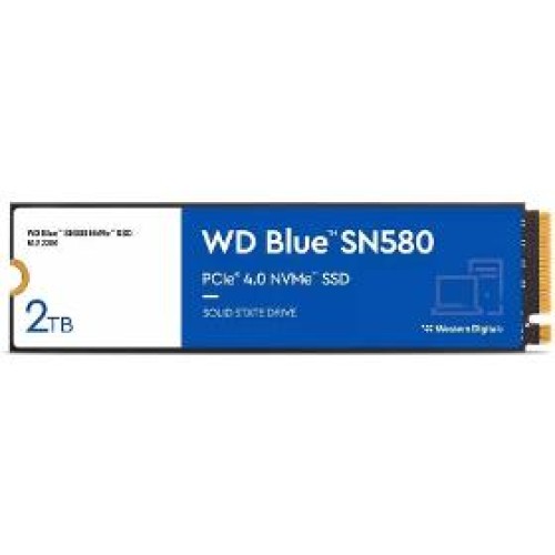 SSD NVMe 2TB PCIe SN580,Gen4 Blue WD