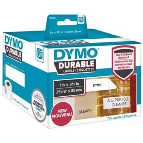 rolka DYMO 2112285 Polypropylene Barcode Labels 89x25mm (2ks)