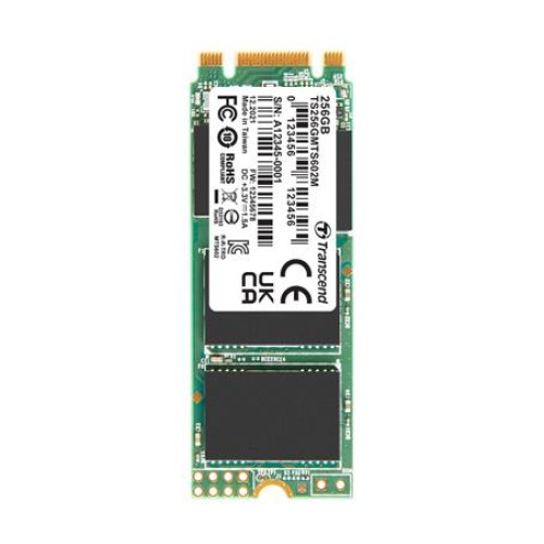 TRANSCEND MTS602M 256GB SSD disk M.2 2260, SATA III 6Gb/s (MLC), 530MB/s R, 450MB/s W
