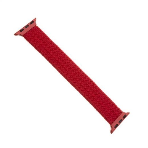 Remienok FIXED Nylon Strap elastický nylonový pre Apple Watch 38/40mm, veľkosť S, červený