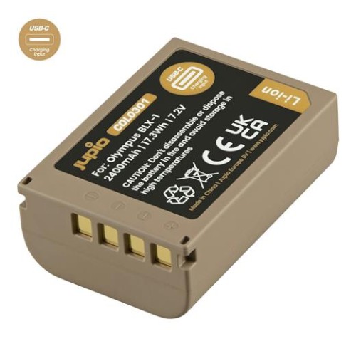 Batéria Jupio BLX-1 / BLX1 *ULTRA C*  2400mAh s USB-C vstupom pre nabíjanie